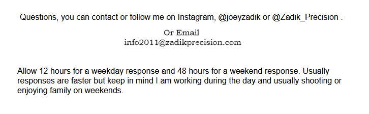 ZADIK PRECISION LINK